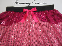 Fairy Flora inspired sparkle women's running skirt