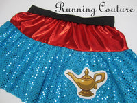 2X/3X Magic Lamp inspired sparkle women's running skirt