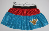 2X/3X Magic Lamp inspired sparkle women's running skirt