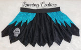 Hades inspired women's velvet running skirt