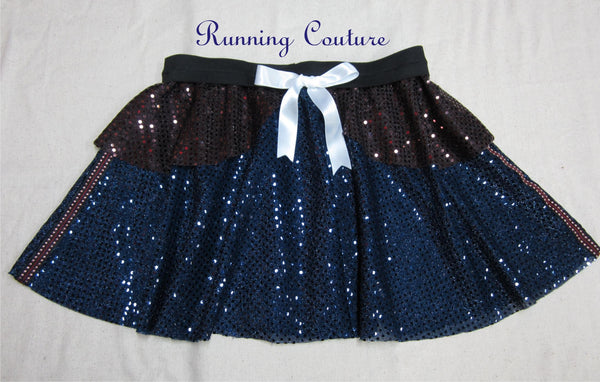 Solo inspired women's sparkle running skirt