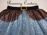 Happy inspired women's sparkle running skirt