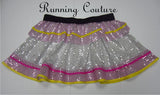 Mrs. Potts inspired sparkle women's running skirt