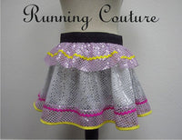 Mrs. Potts inspired sparkle women's running skirt