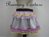 Mrs. Potts inspired sparkle women's running skirt