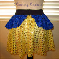 Snow White inspired women's running skirt