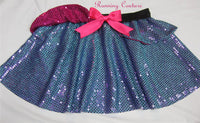 2X/3X  Bibbidi fairy Godmother inspired sparkle women's running skirt