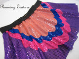 Kevin inspired women's sparkle running skirt.