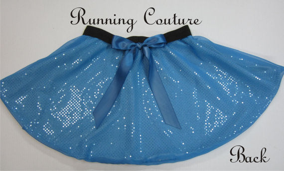 Wendy Darling inspired women's sparkle running skirt