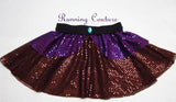 Villain Evil Stepmother Inspired sparkle women's running skirt