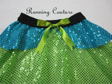 Drizella midnight glass slipper stepsister inspired sparkle women's running skirt