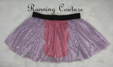 Figment inspired women's sparkle running skirt. Dragon