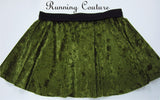 Elanor inspired sparkle/velvet women's running skirt