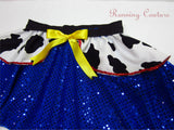 Cowgirl Toy inspired sparkle women's running skirt