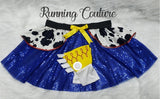 Cowgirl Toy inspired sparkle women's running skirt