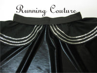 Kylo inspired women's metallic/shimmery running skirt