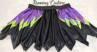 2X/3X Maleficent inspired women's shimmer/metallic running skirt