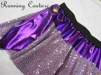 Meg inspired women's sparkle running skirt