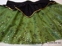 LIMITED Coronation Anna inspired women's sparkle running skirt