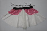 White Cat inspired women's velvet running skirt Marie