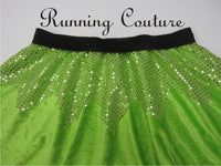 Fairy Tinker Bell Inspired women's velvet running skirt