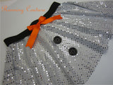 2X/3X Snow Man inspired women's sparkle running skirt