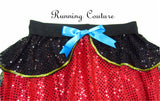 Real Boy inspired women's sparkle running skirt.