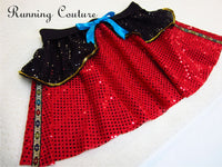 Real Boy inspired women's sparkle running skirt.