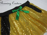 Yellow Dog Mouse friend inspired women's sparkle running skirt