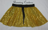 Yellow Dog Mouse friend inspired women's sparkle running skirt