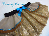 Pocahontas inspired women's sparkle running skirt