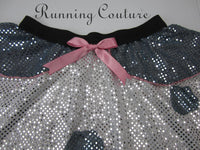 Hawaiian Piggy inspired women's sparkle running skirt