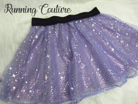 Lavender Rapunzel / Isabela inspired women's running skirt