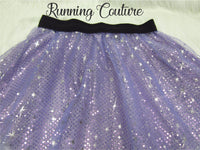 Lavender Rapunzel / Isabela inspired women's running skirt