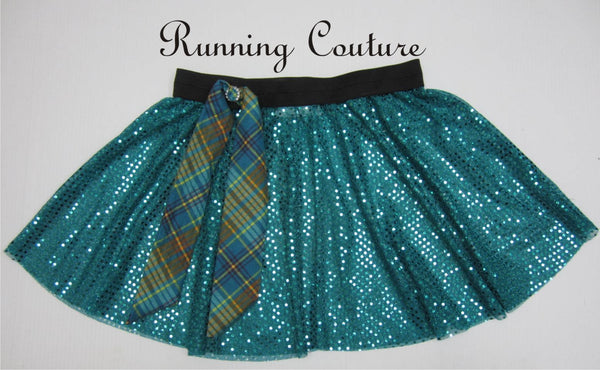 Merida inspired sparkle women's running skirt