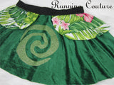 Te Fiti inspired women's velvet running skirt