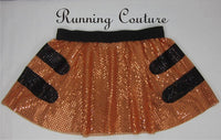 Tigger inspired sparkle women's running skirt