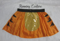 Tigger/Rajah inspired women's velvet running skirt