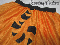 Tigger/Rajah inspired women's velvet running skirt