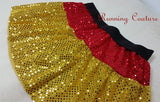 Winnie the Pooh inspired sparkle women's running skirt