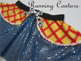 Woody inspired sparkle women's running skirt