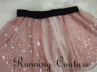 Glinda inspired women's velvet running skirt