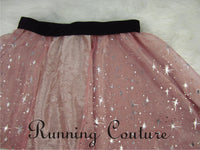 Glinda inspired women's velvet running skirt