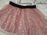 Glinda inspired women's velvet running skirt